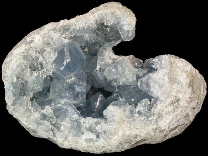 Celestine (Celestite) Crystal Geode - Madagascar #52892